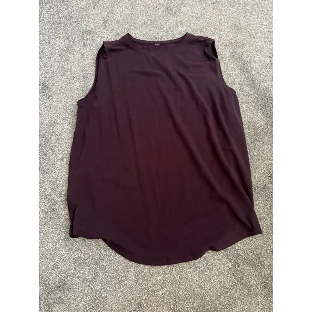 Lululemon All Yours Deep Purple Tank Sz 10
